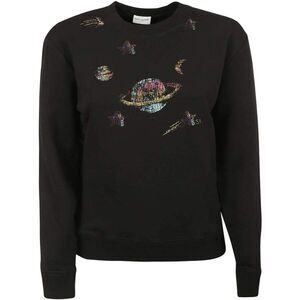 Saint Laurent Space Print Crew Neck